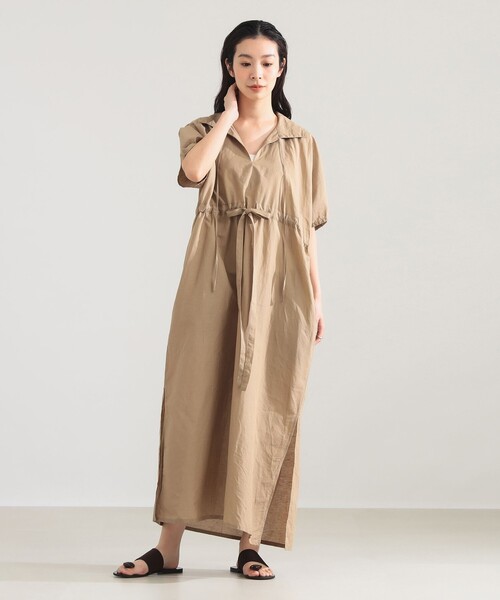 Demi-Luxe BEAMS(デミルクス ビームス)の「DOU BOCHI Eric Bergere / Albaron ワンピース(ワンピース・レディース・ブラック/ベージュ・ONE SIZE)」の2枚目の写真