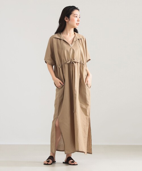 Demi-Luxe BEAMS(デミルクス ビームス)の「DOU BOCHI Eric Bergere / Albaron ワンピース(ワンピース・レディース・ブラック/ベージュ・ONE SIZE)」の3枚目の写真