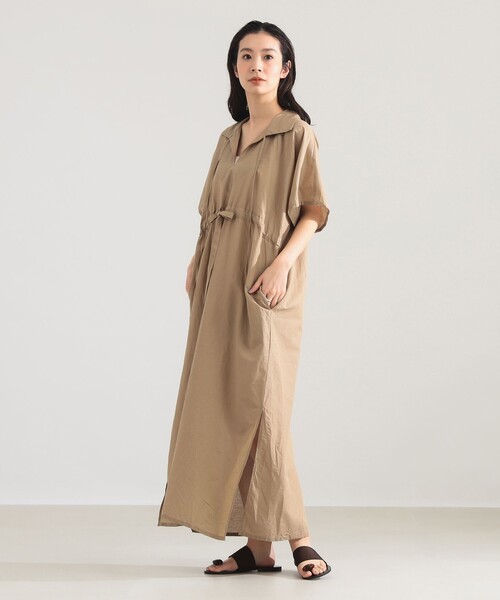Demi-Luxe BEAMS(デミルクス ビームス)の「DOU BOCHI Eric Bergere / Albaron ワンピース(ワンピース・レディース・ブラック/ベージュ・ONE SIZE)」の4枚目の写真