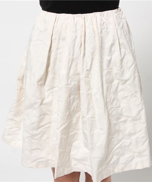 LIMITLESS LUXURY（リミットレスラグジュアリー）の「JQメモリータックスカート◆（スカート・レディース・ブラック/カーキ/ホワイト・34/36）」の7枚目の写真