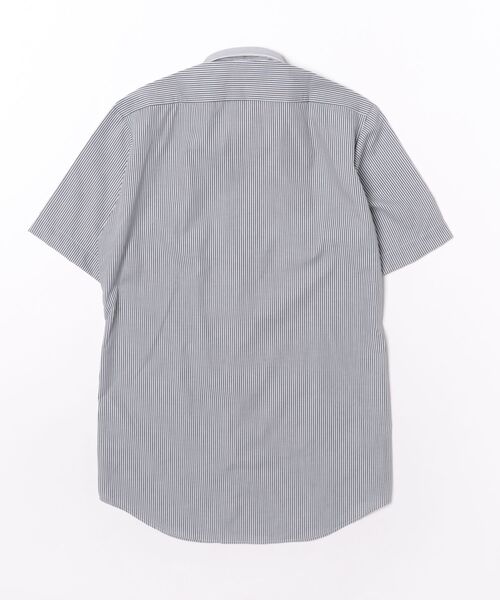 TAKA-Q(タカキュー)の「ワイシャツ メンズ ノンアイロン 綿混 ボタンダウン 半袖 ビジネス ドレス NEWスタンダードフィット(ビジネスシャツ・メンズ・ネイビー・LARGE/MEDIUM/X-LARGE/3L/S)」の3枚目の写真