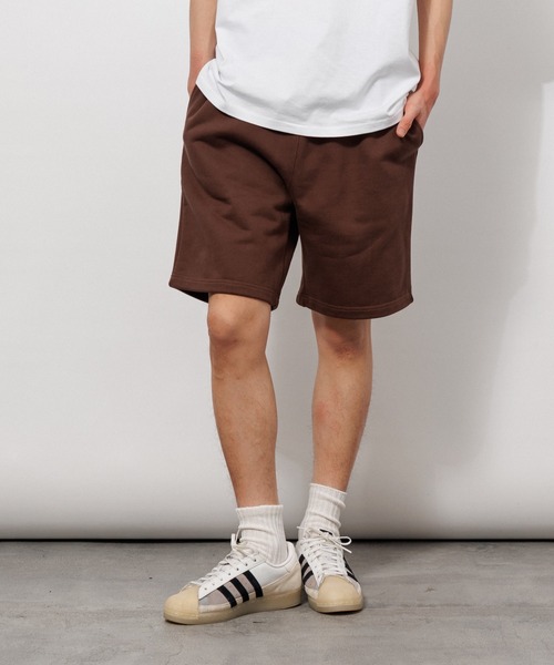 Knuu（ヌウ）の「Heavy Sweat Shorts（スウェットパンツ・メンズ・ヘザーグレー/ダークネイビー/ブラウン/ブラック/ホワイト・SMALL/MEDIUM/LARGE/X-LARGE）」の4枚目の写真