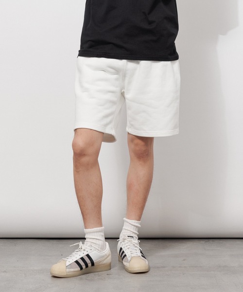 Knuu（ヌウ）の「Heavy Sweat Shorts（スウェットパンツ・メンズ・ヘザーグレー/ダークネイビー/ブラウン/ブラック/ホワイト・SMALL/MEDIUM/LARGE/X-LARGE）」の2枚目の写真