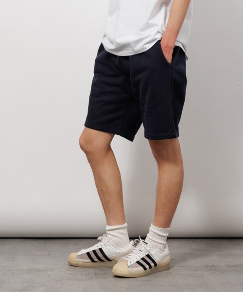 Knuu（ヌウ）の「Heavy Sweat Shorts（スウェットパンツ・メンズ・ヘザーグレー/ダークネイビー/ブラウン/ブラック/ホワイト・SMALL/MEDIUM/LARGE/X-LARGE）」の14枚目の写真