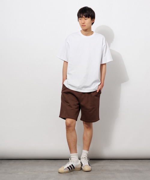 Knuu（ヌウ）の「Heavy Sweat Shorts（スウェットパンツ・メンズ・ヘザーグレー/ダークネイビー/ブラウン/ブラック/ホワイト・SMALL/MEDIUM/LARGE/X-LARGE）」の18枚目の写真