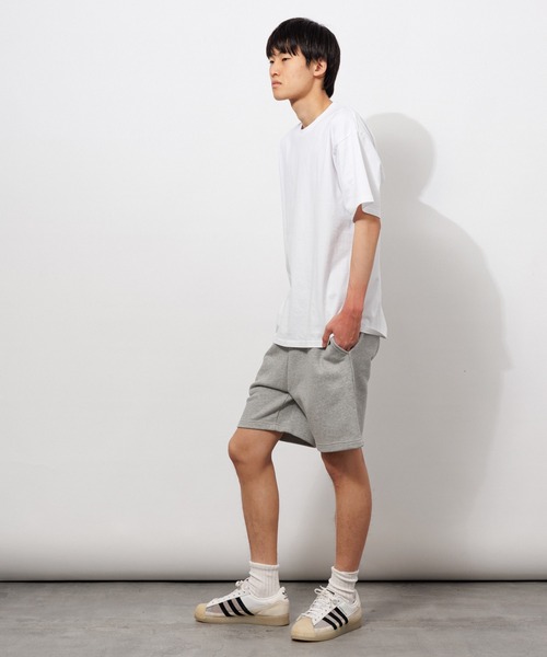 Knuu（ヌウ）の「Heavy Sweat Shorts（スウェットパンツ・メンズ・ヘザーグレー/ダークネイビー/ブラウン/ブラック/ホワイト・SMALL/MEDIUM/LARGE/X-LARGE）」の21枚目の写真