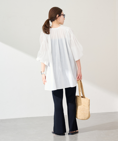 EMILY WEEK（エミリーウィーク）の「《WEB限定/追加》EMILY WEEK×FRAMeWORK コラボニットパンツ（その他パンツ・レディース・ブラウン/ブラック・36/38）」の11枚目の写真