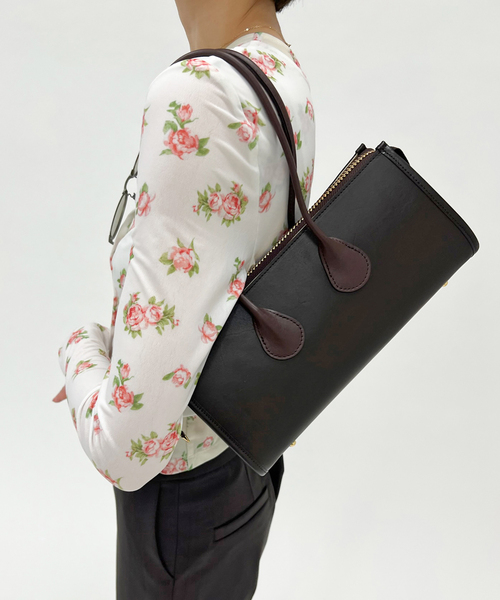 EDIT. FOR LULU(エディットフォールル)の「【A/アー】WIDE BOSTON BAG(ボストンバッグ・レディース・ボルドー・FREE)」の10枚目の写真