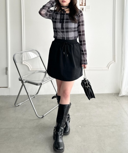 CLEA(クレア)の「スウェットミニスカート(スカート・レディース・ホワイト/ブラック/グレー・FREE)」の20枚目の写真