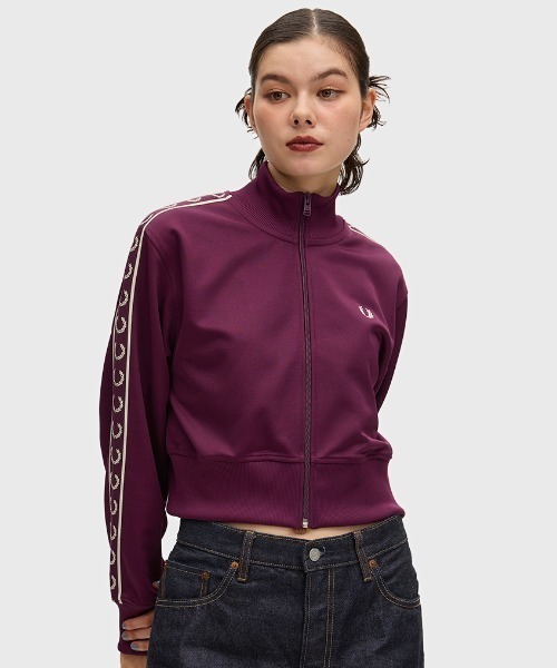 Cropped Taped Track Jacket／クロップドテープトラックジャケット