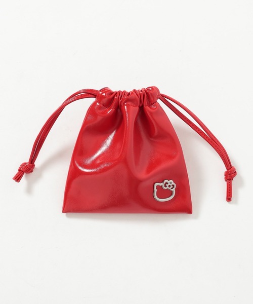 LOWRYS FARM（ローリーズファーム）の「【HELLO KITTY】DOTキンチャクポーチ 669869 /GOODS（ポーチ・レディース・ブラック/ブラウン/レッド・FREE）」の16枚目の写真