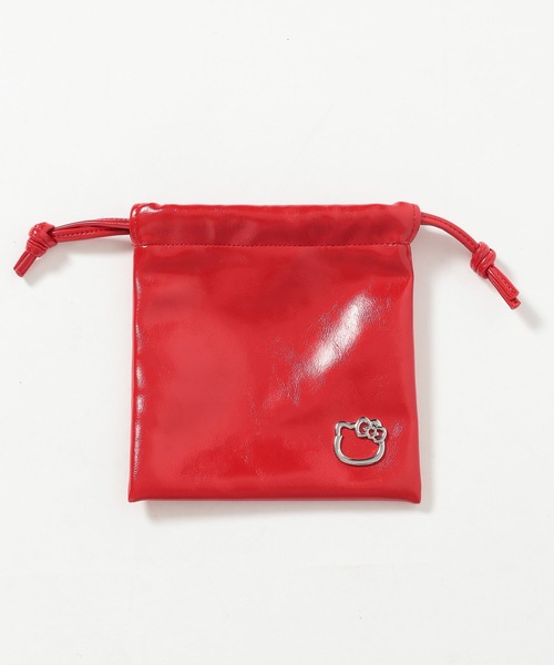 LOWRYS FARM（ローリーズファーム）の「【HELLO KITTY】DOTキンチャクポーチ 669869 /GOODS（ポーチ・レディース・ブラック/ブラウン/レッド・FREE）」の17枚目の写真