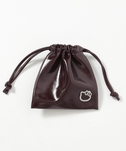 LOWRYS FARM（ローリーズファーム）の「【HELLO KITTY】DOTキンチャクポーチ 669869 /GOODS（ポーチ・レディース・ブラック/ブラウン/レッド・FREE）」の15枚目の写真