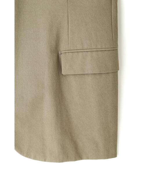 YLEVE（イレーヴ）の「YLEVE / COTTON VOILE GABARDINE NIDOM N/S JK（テーラードジャケット・メンズ・カーキ・4/3）」の10枚目の写真