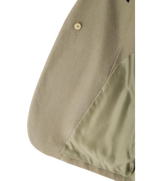 YLEVE（イレーヴ）の「YLEVE / COTTON VOILE GABARDINE NIDOM N/S JK（テーラードジャケット・メンズ・カーキ・4/3）」の11枚目の写真