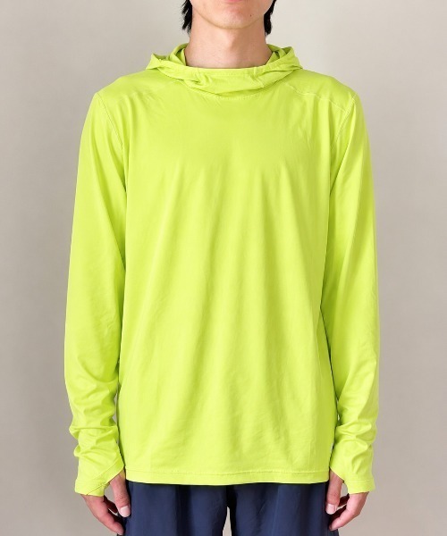 BROKEN BASE（ブロークンベース）の「BrokenBase running core / Ribbed Tech Hoodie（パーカー・メンズ・ブルー/グリーン/グレー・LARGE/MEDIUM/SMALL）」の2枚目の写真