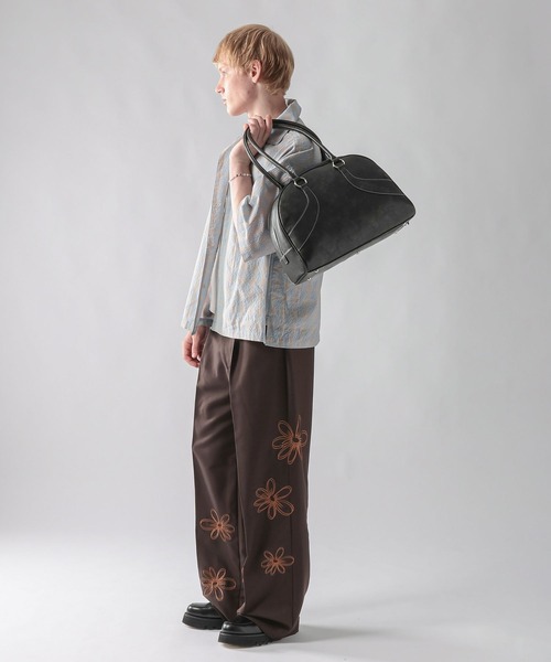 ajouter flow(アジューテフロー)の「【ajouter flow】Seersucker check shirt(シャツ/ブラウス・メンズ・ライトブルー/ブラック・LARGE/MEDIUM)」の5枚目の写真