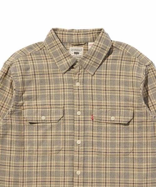 Levi's(リーバイス)の「Levi's/リーバイス ジャクソン ワーカー オーバーシャツ(シャツ/ブラウス・メンズ・グレー・S/M/L/XL)」の6枚目の写真
