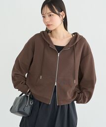 シアーダンボールフーディーパーカー