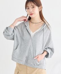シアーダンボールフーディーパーカー