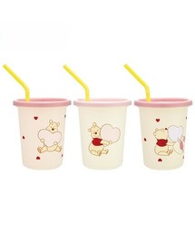 sanrio（サンリオ）の「(SK)【 sanrio 】可愛い3個セットのミニタンブラー◎　ストロー付きだよ～♪　 [320ml]（グラス/マグカップ/タンブラー）」