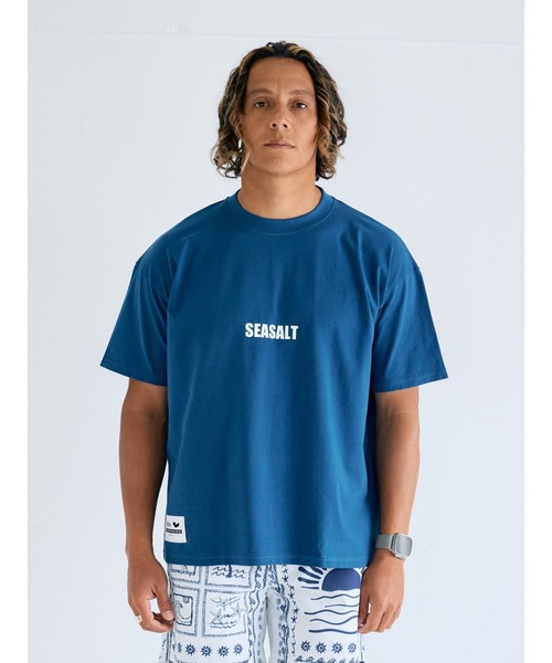 RadBlue(ラッドブルー)の「DrySilkyCotton Tshirt【seasalt】(その他トップス・メンズ・ホワイト/インディゴブルー/ブラック・SMALL/MEDIUM/LARGE/X-LARGE)」の1枚目の写真