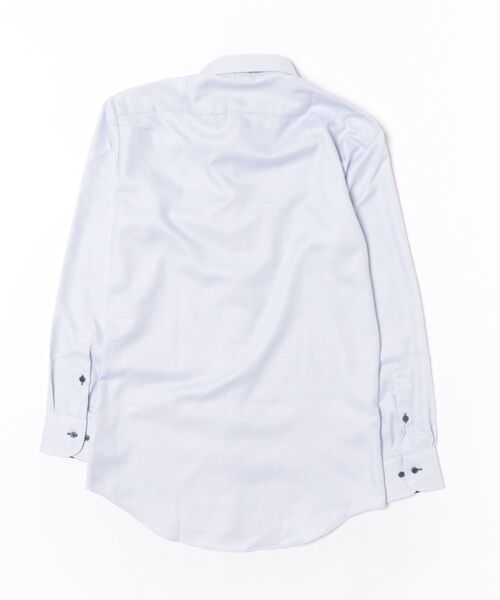 TOKYO SHIRTS(トウキョウシャツ)の「【超形態安定】 形態安定ノンアイロン ボタンダウン 長袖ビジネスワイシャツ(ビジネスシャツ・メンズ・サックスブルー・首回り37cm-裄丈80cm/首回り37cm-裄丈84cm/首回り39cm-裄丈80cm/首回り39cm-裄丈84cm/首回り41cm-裄丈82cm/首回り41cm-裄丈86cm/首回り42cm-裄丈82cm/首回り42cm-裄丈86cm/首回り43cm-裄丈82cm/首回り43cm-裄丈86cm)」の7枚目の写真