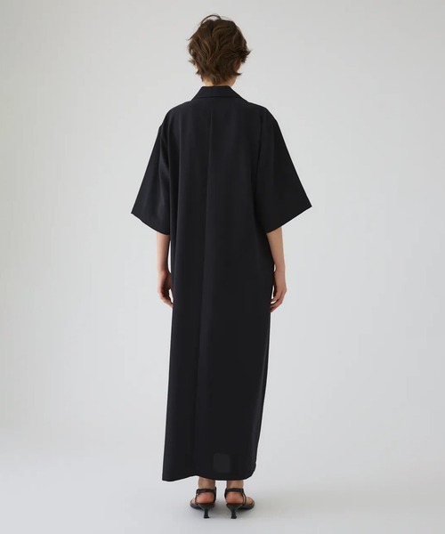 RIM.ARK(リムアーク)の「【RIM.ARK/リムアーク】Refreshing summer dress/リフレッシングサマードレス(シャツワンピース・レディース・ネイビー/ライトグレー・36/38)」の18枚目の写真