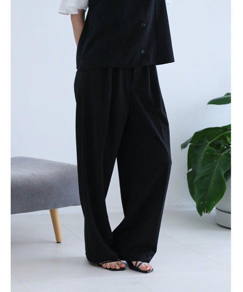 fifth(フィフス)の「【2点セット】ビスチェ×ワイドパンツ(セットアップ・レディース・ネイビー/ブラック・XS/M)」の11枚目の写真