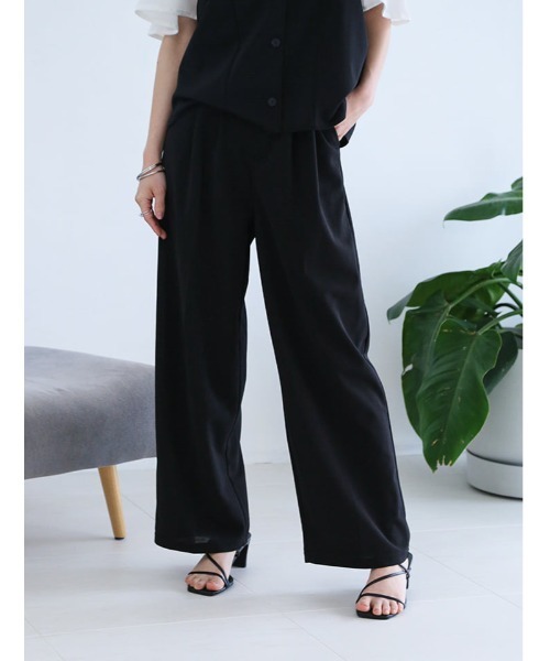 fifth(フィフス)の「【2点セット】ビスチェ×ワイドパンツ(セットアップ・レディース・ネイビー/ブラック・XS/M)」の12枚目の写真