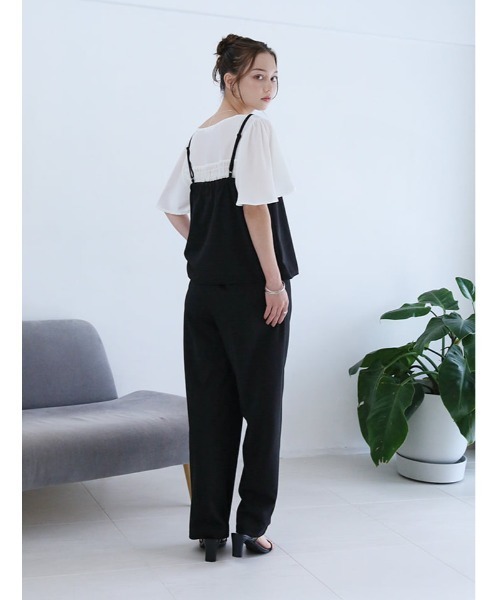 fifth(フィフス)の「【2点セット】ビスチェ×ワイドパンツ(セットアップ・レディース・ネイビー/ブラック・XS/M)」の14枚目の写真