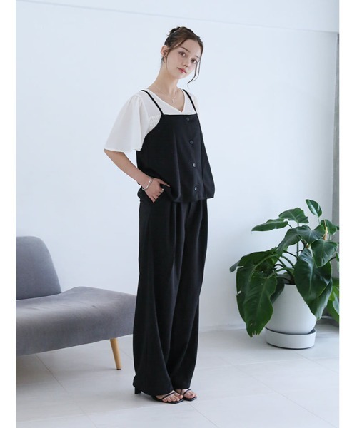 fifth(フィフス)の「【2点セット】ビスチェ×ワイドパンツ(セットアップ・レディース・ネイビー/ブラック・XS/M)」の15枚目の写真