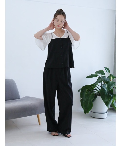 fifth(フィフス)の「【2点セット】ビスチェ×ワイドパンツ(セットアップ・レディース・ネイビー/ブラック・XS/M)」の16枚目の写真