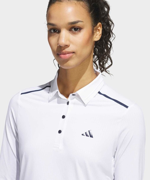adidas（アディダス）の「アルティメット365 ツアー クライマクール ポロシャツ【adidas Golf/アディダスゴルフ】（ポロシャツ・レディース・ホワイト・SMALL/MEDIUM/LARGE/X-LARGE/XX-LARGE/X-SMALL）」の3枚目の写真
