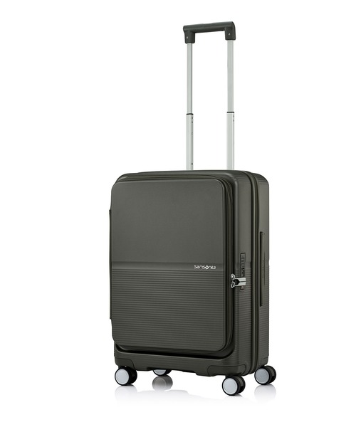 Samsonite(サムソナイト)の「サムソナイト FLATFORM スピナー 61/22 エキスパンダー FT ダーク モス(スーツケース/キャリーバッグ・メンズ・グレー系・S)」の1枚目の写真