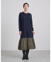 Nunc.（ヌンク）の「裾バルーンニットワンピース（ワンピース）」