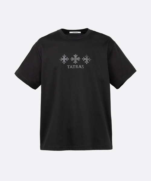 TATRAS(タトラス)の「TATRAS(タトラス) PACECO パセコ(Tシャツ/カットソー・メンズ・ベージュ/ブラック/ホワイト・3/2/5/1/4)」の2枚目の写真