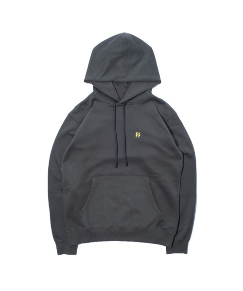 F/CE. (エフシーイー)の「F/CE. FLANNEL COTTON SWEAT EMBROIDERY HOODIE / エフシーイー フランネル コットン スウェット エンブロイダリー フーディ(パーカー・メンズ・チャコール/ブラック・SMALL/MEDIUM/LARGE)」の1枚目の写真