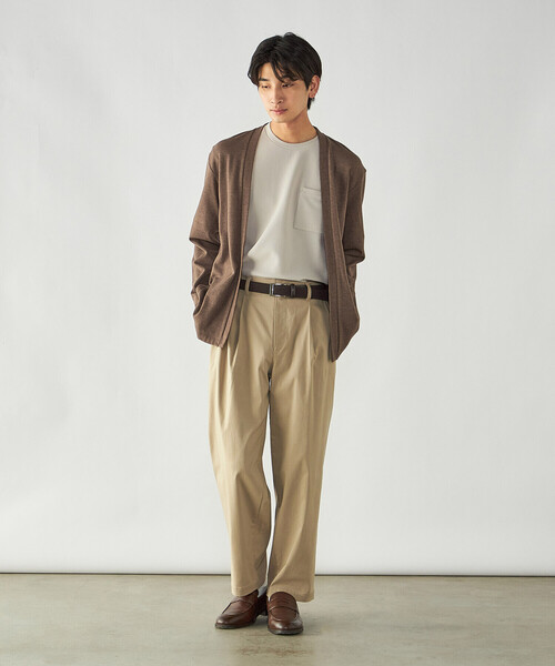 COMME CA ISM（コムサイズム）の「ボタンレスカーディガン（カーディガン/ボレロ・メンズ・ブラウン/チャコール/ネイビー・L/M）」の18枚目の写真