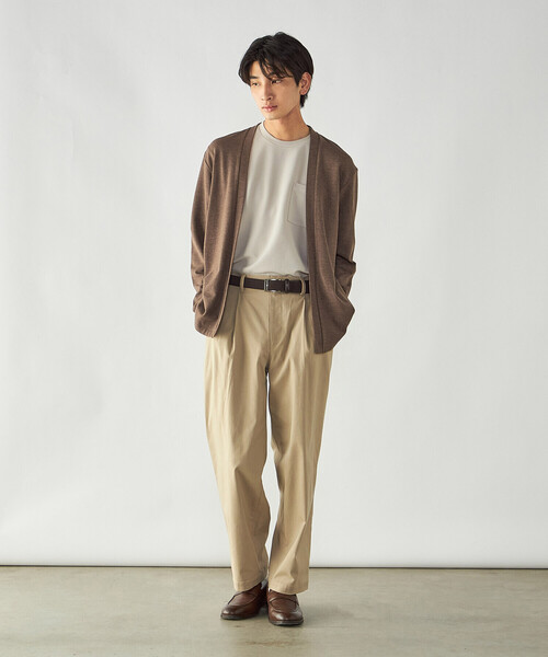 COMME CA ISM（コムサイズム）の「ボタンレスカーディガン（カーディガン/ボレロ・メンズ・ブラウン/チャコール/ネイビー・L/M）」の20枚目の写真