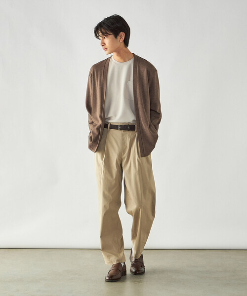 COMME CA ISM（コムサイズム）の「ボタンレスカーディガン（カーディガン/ボレロ・メンズ・ブラウン/チャコール/ネイビー・L/M）」の21枚目の写真
