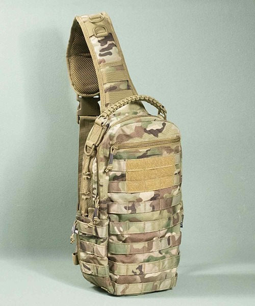 Beautiful Harmony(ビューティフルハーモニー)の「MOLLE ワンショルダーバッグ(ショルダーバッグ・メンズ・ネイビー/マルチ/オリーブ・FREE)」の3枚目の写真