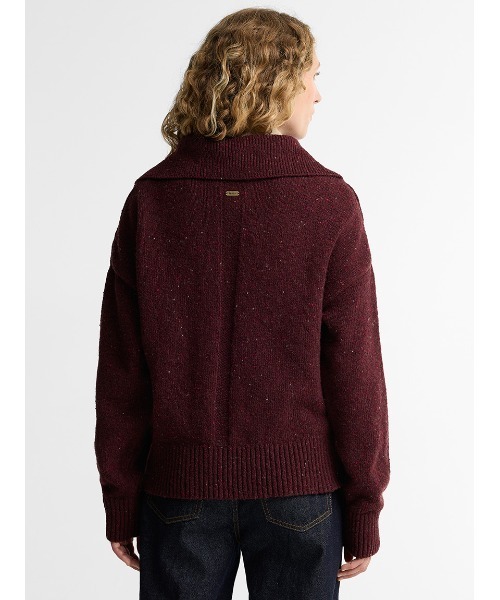 Barbour(バブアー)の「Lavensdaleハーフジップニット(レディース)(ニット/セーター・レディース・オリーブ/ベージュ/レッド・8/6)」の16枚目の写真
