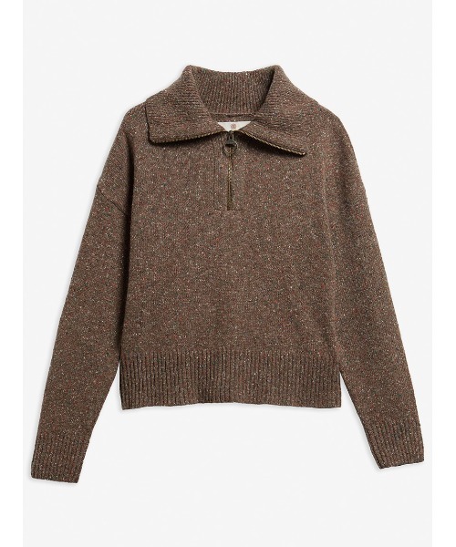 Barbour(バブアー)の「Lavensdaleハーフジップニット(レディース)(ニット/セーター・レディース・オリーブ/ベージュ/レッド・8/6)」の19枚目の写真