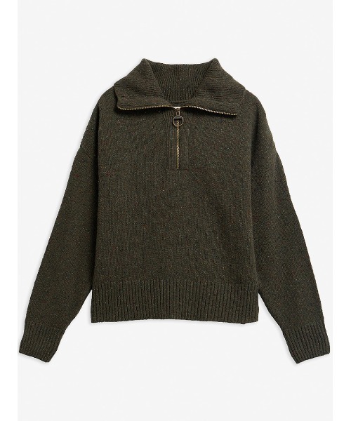 Barbour(バブアー)の「Lavensdaleハーフジップニット(レディース)(ニット/セーター・レディース・オリーブ/ベージュ/レッド・8/6)」の20枚目の写真