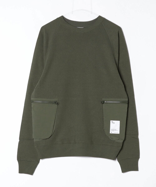 INNOCENT(イノセント)の「【Wasted Collective/ウェイステッド コレクティブ】Recycled Cotton Fleece New Crew WC-RCCRW02(スウェット・メンズ・オリーブ/ブラック・SMALL/MEDIUM/LARGE/XX-LARGE/X-SMALL/X-LARGE)」の22枚目の写真