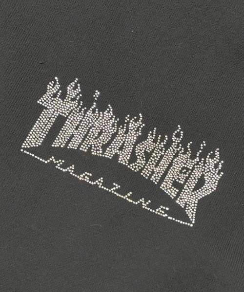 THRASHER(スラッシャー)の「Thrasher/スラッシャー/【LHP別注】RHINESTONE HOODIE/ラインストーンフーディー(パーカー・レディース・ブラック/グレー・S/M/L)」の10枚目の写真