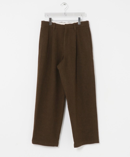 URBAN RESEARCH(アーバンリサーチ)の「new basic BOILED WOOL TROUSER(スラックス・メンズ・ブラウン/ブラック・LARGE/MEDIUM)」の2枚目の写真