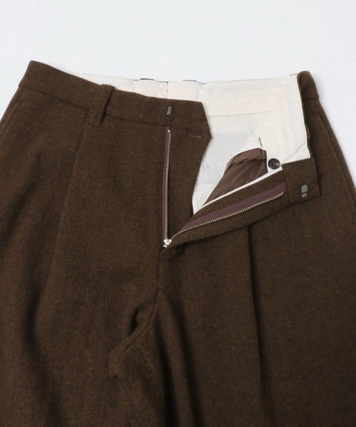URBAN RESEARCH(アーバンリサーチ)の「new basic BOILED WOOL TROUSER(スラックス・メンズ・ブラウン/ブラック・LARGE/MEDIUM)」の4枚目の写真
