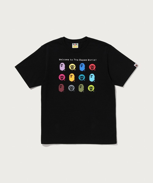 BAPE WORLD MULTI LOGO TEE（Tシャツ/カットソー）｜A BATHING APE（ア